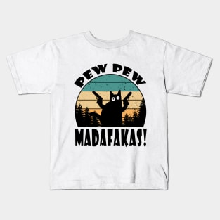 pew pew madafakas Kids T-Shirt